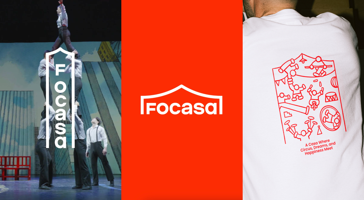 FOCASA馬戲團全新識別！Bito融入走鋼索、疊高等馬戲元素，訂製動態識別系統及互動工具